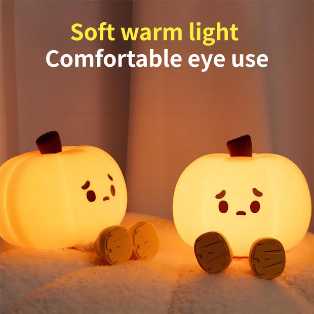 Halloween Pumpkin Night Light By НАЗВАНИЕ – Massager by RelaxTouch