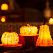 Pumpkin LED Candle By НАЗВАНИЕ – Massager by RelaxTouch