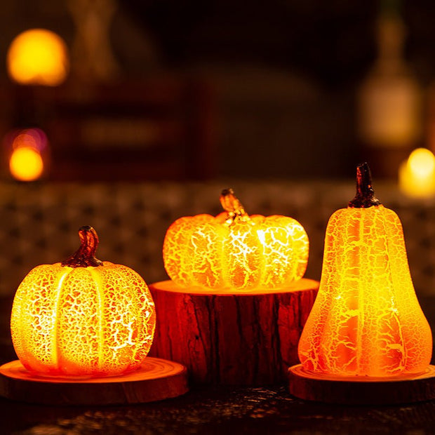 Pumpkin LED Candle By НАЗВАНИЕ – Massager by RelaxTouch